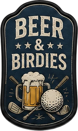 Beer & Birdies patch