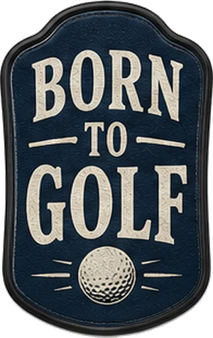 Born to Golf patch